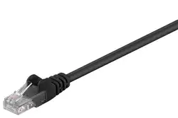 Сетевой кабель Патч-корд Rj45 UTP Cat5e 20 м черный 68648