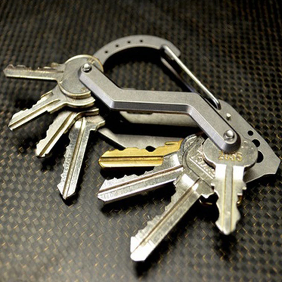 Outdoor Multifunction Tool Edc Equipment Opener Key Holder Stainless