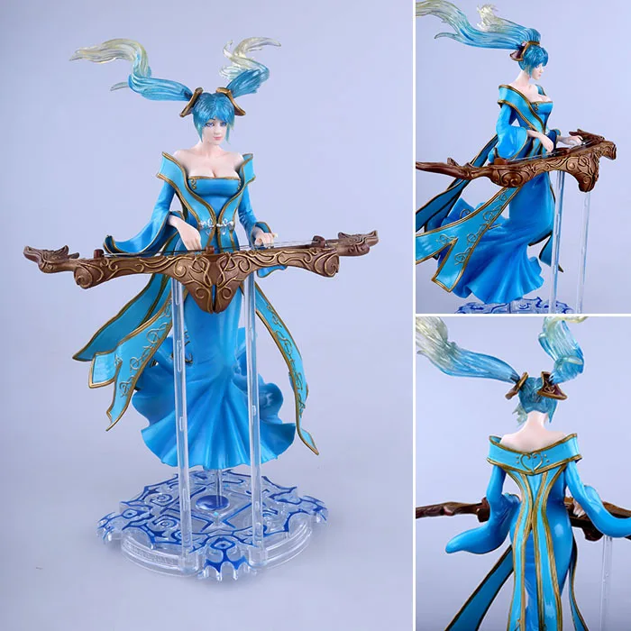

Free Shipping 11" Hot Game Sona Buvelle - Maven of the Strings Boxed 28cm PVC Action Figure Collection Model Toy Doll Gift