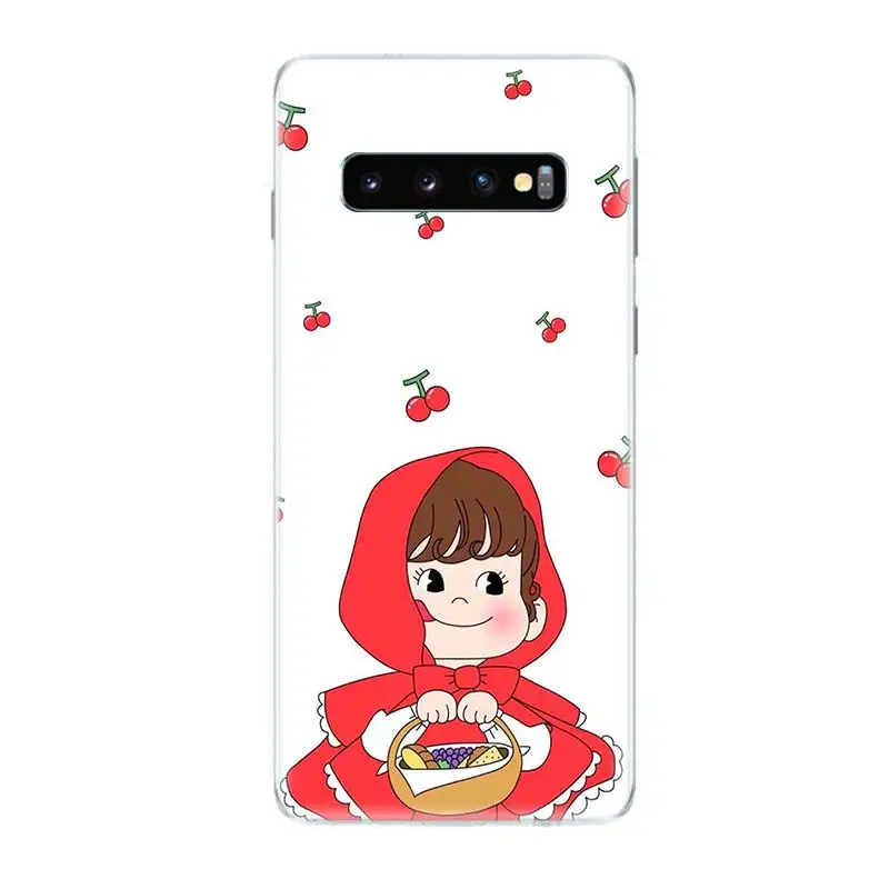 Пеко молочно белый подходит для девочек модные Silicome чехол телефона samsung Galaxy S10E S10