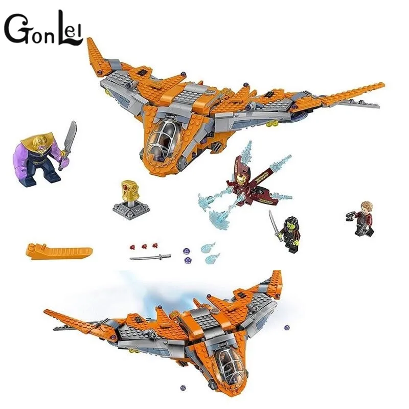 

(GonLeI) 76107 1125pcs Marvel Super Heroes Avengers Infinity War Thanos Ultimate Battle Building Blocks Toys For Children 07103