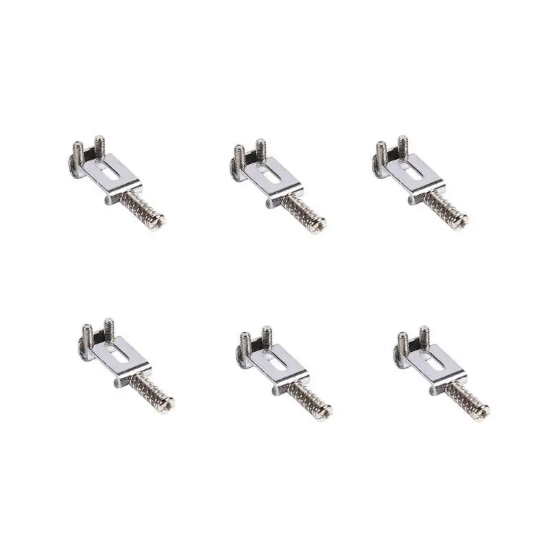 

6pcs/set Vintage Metal Single Shake Roller System String Code Tremolo Saddles Fixed Bridge for Electric Guitar Accessories