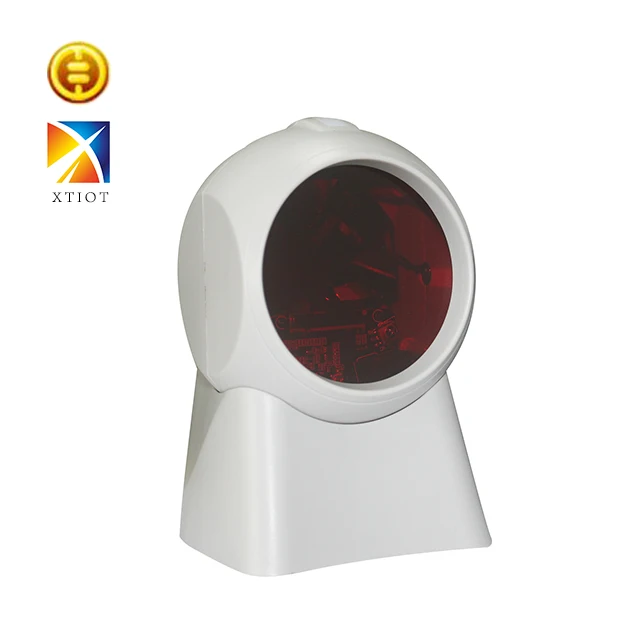 XT7110 حر اليدين USB التلقائي 1D الليزر الباركود ماسحة قارئ مع RS232/كابل يو اس بي