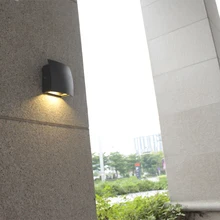 Светодиодный настенный светильник Водонепроницаемый IP54 5 Вт Светодиодный Светильники для крыльца открытый садовый декоративный фонарь Алюминий настенный светильник освещения ванной комнаты