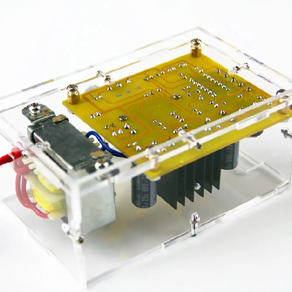 LM317 DIY Набор Регулируемое напряжение 1 20 В 12 в 2 Вт блок питания PCB плата электронные