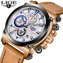 2018 LIGE Mens Watches Top Brand Luxury Fashion Quartz Watch Men Leather Big Dial Military Sport Waterproof Watch Relojes Hombre 2018 LIGE Mens Watches Top Brand Luxury Fashion Quartz Watch Men Leather Big Dial Military Sport Waterproof Watch Relojes Hombre