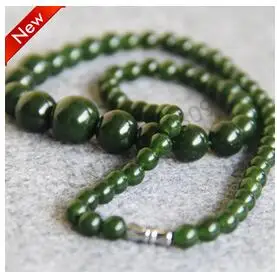 

strand pink green stone round 6-14mm necklace beads lady's Jewelry American style