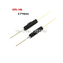 100 pcs Interruptor Reed Tipo de Plástico GPS-14B 2*14 Anti-Vibração Danos Gerkon Normalmente Fechado NC Interruptor Magnético