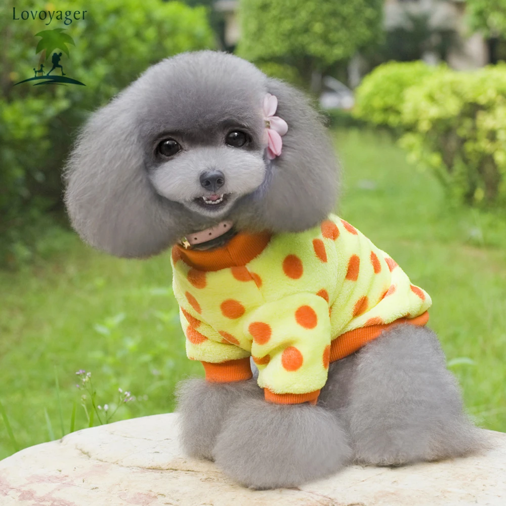 0 : Buy Soft Warm Pet Dog Coat Sweaters Polka Dots Cute Cheap Puppy Chihuahua ...