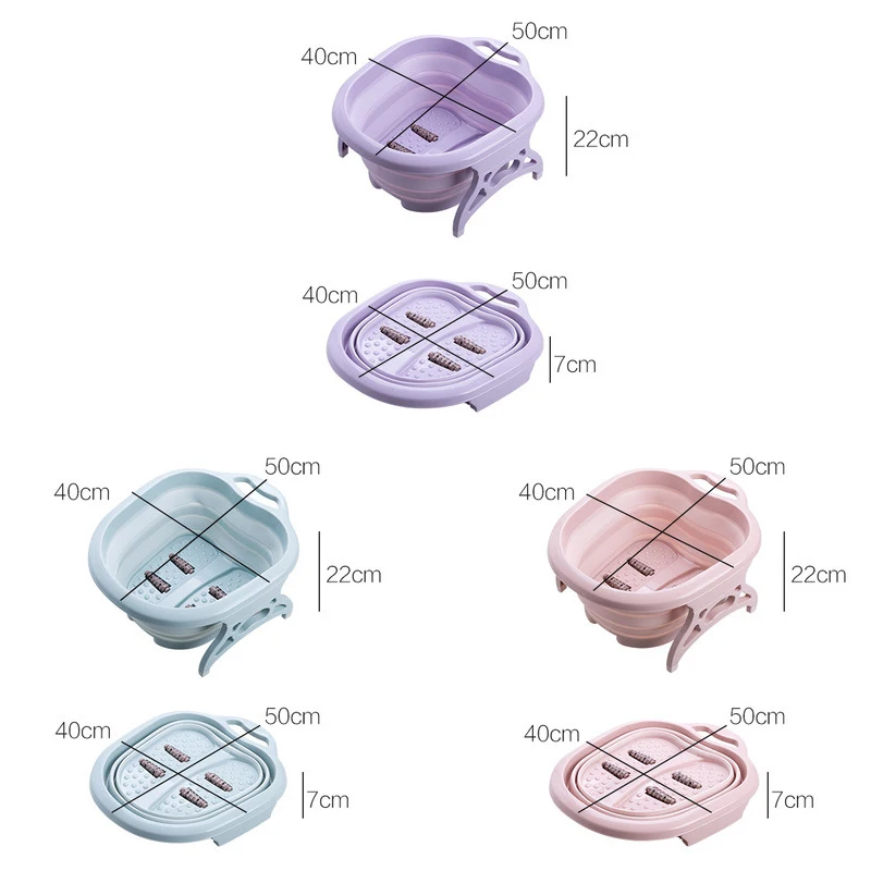 Складная Ванна для ног, массажное ведро из пенопласта, пластиковая Ванна для ног, большая, повышающая, для ног, fording barrel, уменьшает давление