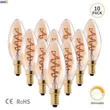 IWHD C35 E14 Bombilla Edison лампа винтажная лампа 3 Вт 220 В Светодиодный промышленный Декор ампулы Edison светильник лампа ретро Ampul Gloeilamp