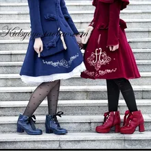 Принцесса сладкий Лолита готический Лолита обувь на заказ Лолита cos панк повседневная обувь туфли Элегантные an9973 хромофос Косплей