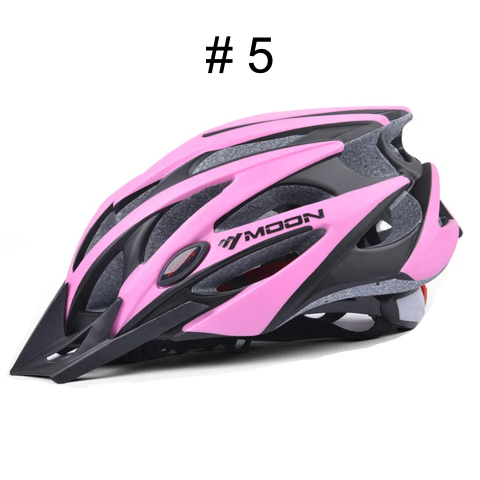 MOON велосипедный шлем In-mold велосипедный шлем ультралегкий цельный дорожный горный велосипедный шлем 52-64 см - Цвет: Regular Color 5