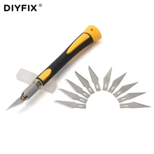 WL-9302S Нескользящая ручка с 10 шт SK5 лезвия для резьбы по дереву инструменты фрукты еда ремесло скульптурный гравировальный нож Розничная посылка