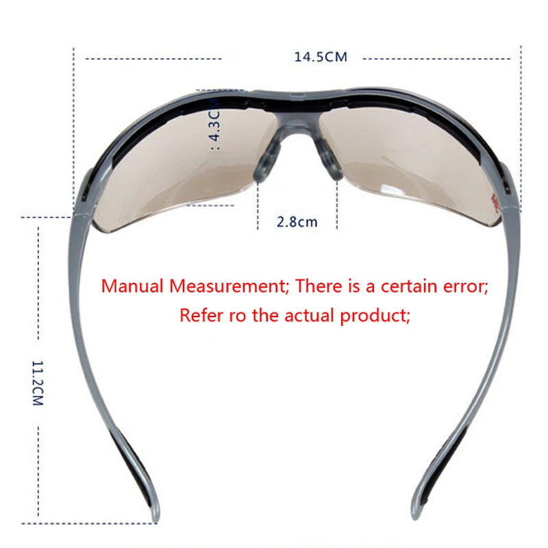 3M 1791T очки в помещении/на открытом воздухе, для спорта, для катания анти-УФ противоударной защитной плёнки очки Анти-пыль защитные очки с защитой от ультрафиолетовых лучей