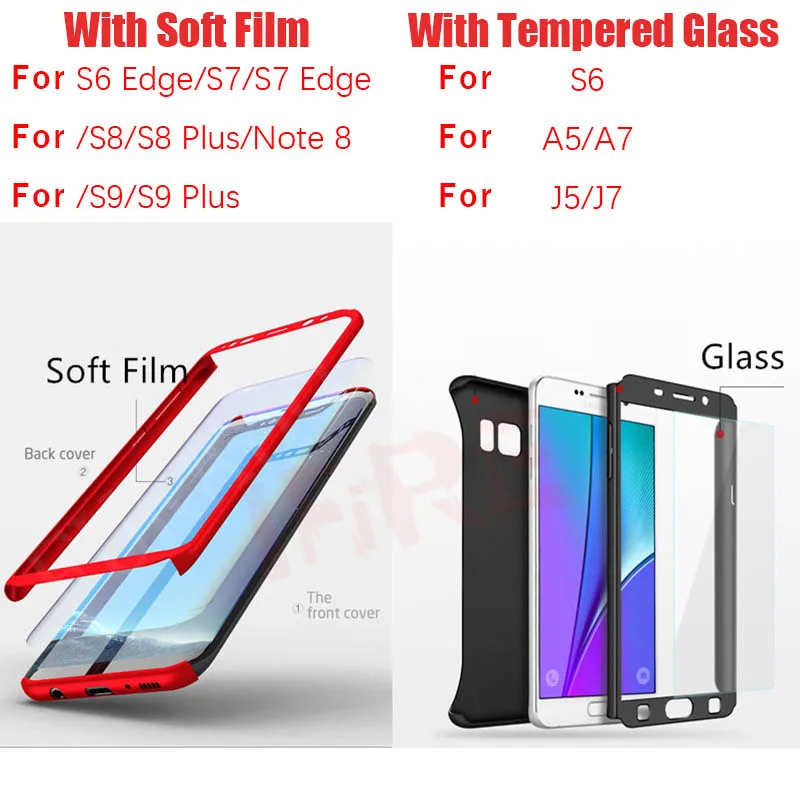 Luxury-360-Phone-Cases-For-Samsung-Galaxy-A5-A7-2017-Note-8-S8-Plus-Shockproof-Hard