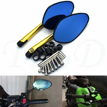 

Universal accessories Motorcycle Rearview Side Mirrors CNC Aluminum for Yamaha XT1200ZE FJR1300 XJR1300 MT-07 MT-09 FZ9 FZ-09