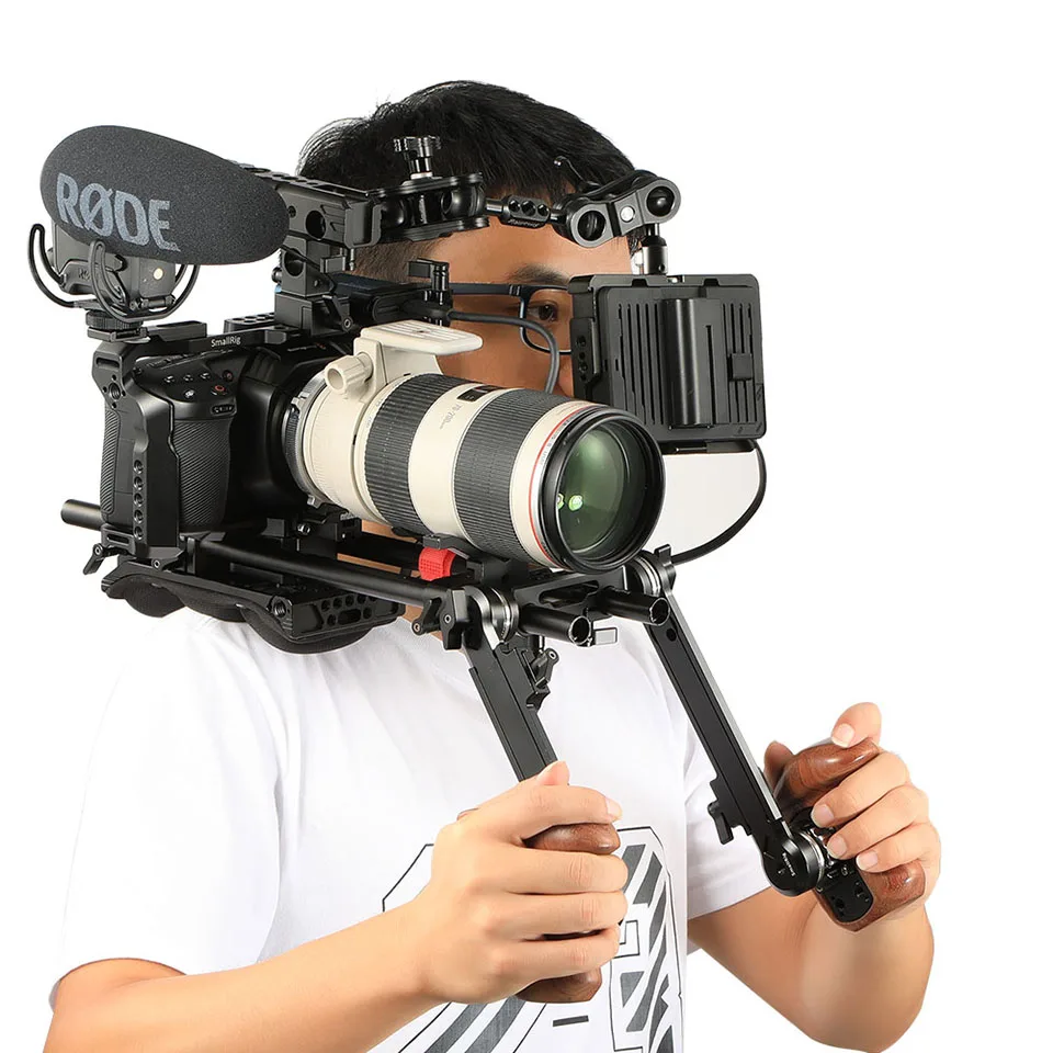 SmallRig DSLR камера клетка для Blackmagic Дизайн Карманный кинотеатр камера 4K BMPCC 4K клетка Rig 2203