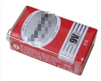 

Square carbon one-time ordinary dry cell microphone multimeter 6F22N battery 9V Jane package