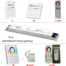Miboxer PL5 40W RGB+CCT Panel Light Driver 2.4G wireless Smart Panel Remote Controller B8/FUT089/FUT092/B4/T4
