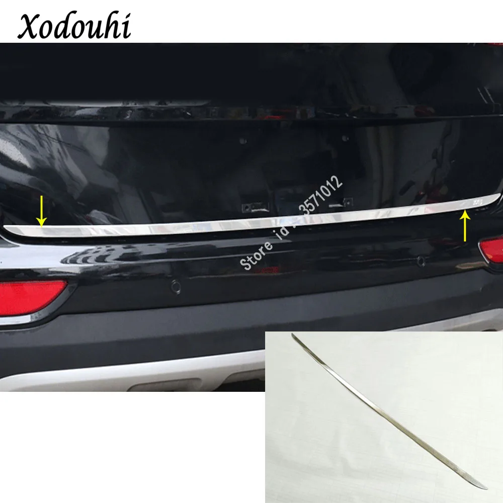 Car Stainless Steel Rear Back Door License Tailgate Bumper Frame Plate