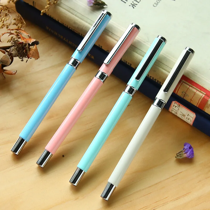 Fountain Pen Cute Colors School Supplies Inks Black 0.038mm Office