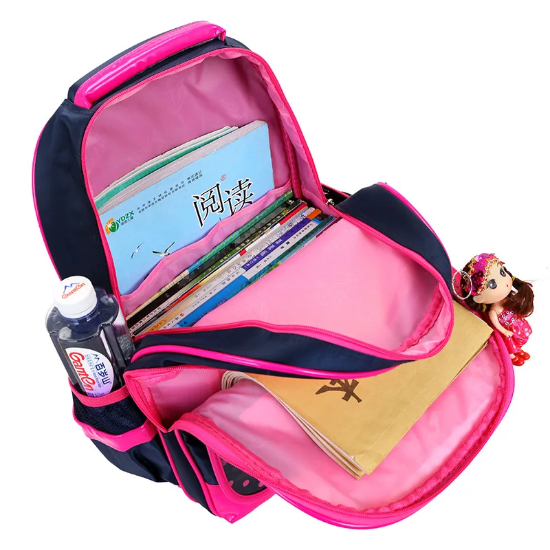 Модная обувь в горошек детские школьные сумки для девочек ортопедические школьные рюкзаки Детский Школьный рюкзак с 2 шт./компл. принцесса школьные ранцы