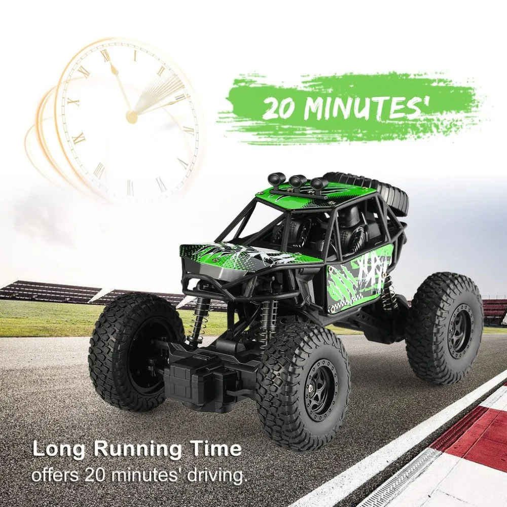 1/22 Remote Control Car 2.4G 2CH High Speed RC Off-Road Climbing Crawler Rally Car Truck Vehicle for Children