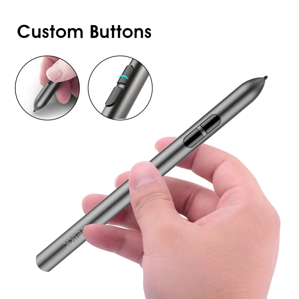 VEIKK P001 Drawing Tablet Pen Battery-Free 8192 Levels Pressure Passive Stylus for Graphics Tablet S640 and A30 - Image 4