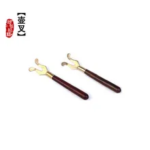 Железный горшок вилка Железный чайник кунг-фу чай медь Ebony медная вилка железный горшок железная крышка вилка для кувшина аксессуары