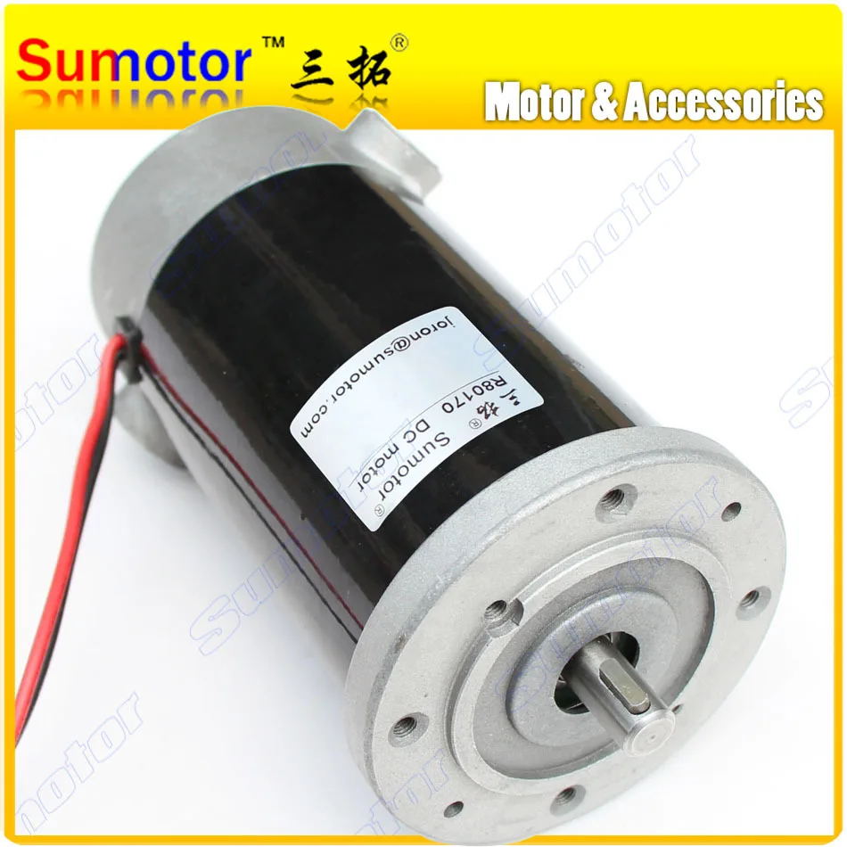 R80170 12V 1600 24V 1800 3500rpm High speed large torque Electric Tubular DC motor for Pump Industrial applications machine tool large torque high power motor 775 dc motor 12v 300w 18500 rpm diy