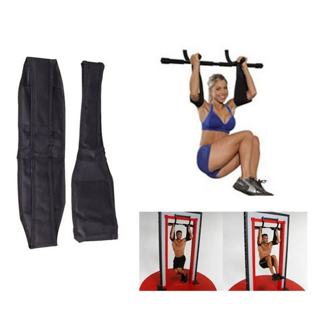 Fitness Padded Pull Up Abdominal Muscle Hanging Belt Pullup Carver AB