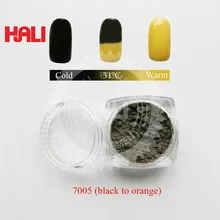 Термохромный пигмент, пигмент, чувствительный к температуре, термохромный порошок, цвет: черный к orange, активированная температура: 31 Цельсия