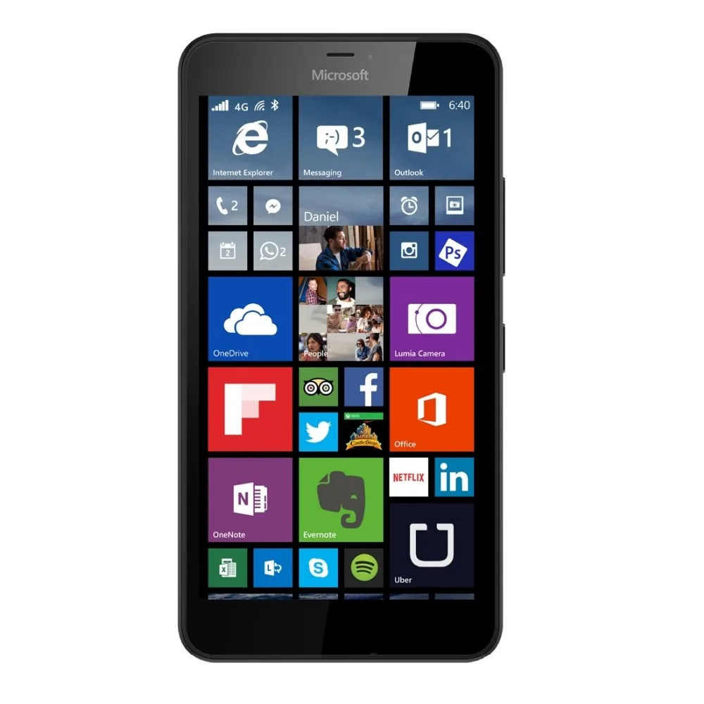 Nokia Lumia 640 и Lumia 640XL с одной sim-картой и двумя sim-картами 5,0 дюймов 8 Мп четырехъядерный процессор 8 Гб ПЗУ 1 ГБ ОЗУ разблокированный сенсорный экран хороший