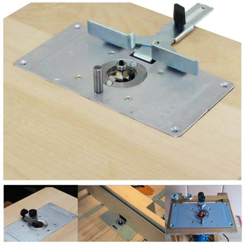 Алюминиевый фрезерный стол вставить пластины W/4 кольца винты для деревообработки скамейки DIY