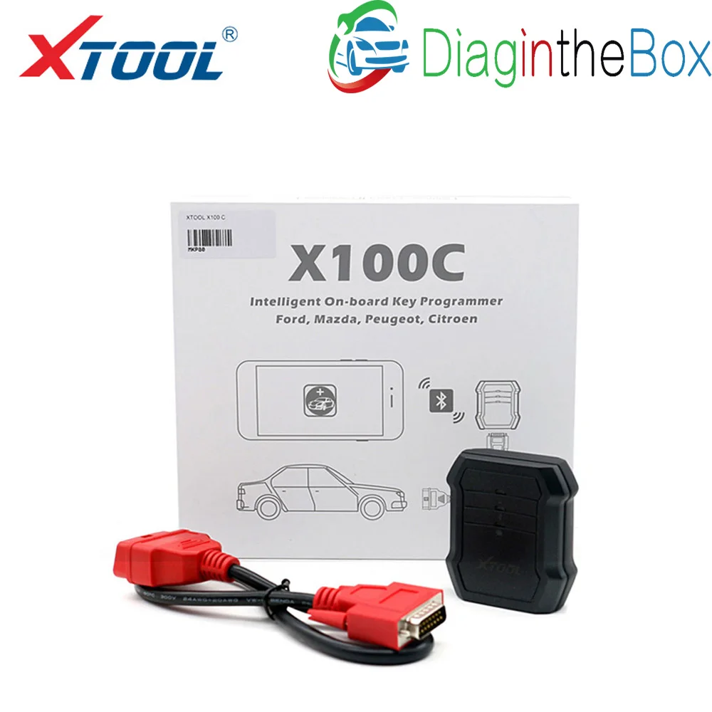 Xtool X100C Auto Key Программист для Ford для Mazda для peugeot для Citroen 4 в 1 pin код читателя X100C для android и IOS