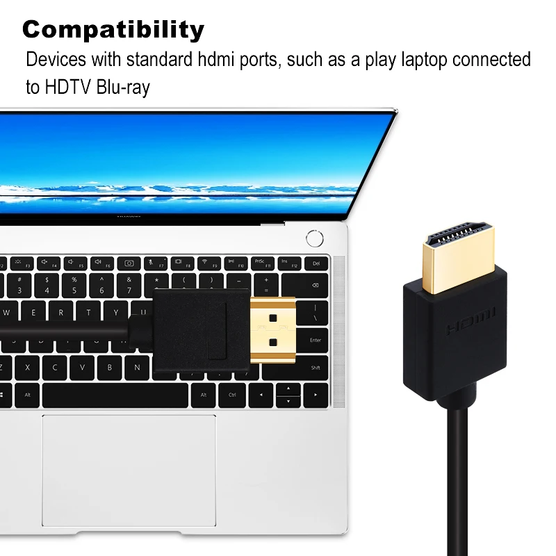 Shuliancable HDMI cable High Speed HDMI Male-Male 2.0 1080P 3D for Apple TV xbox computer0.3m 1m 1.5m 2m 3m 5m 7.5m 10m HDMI