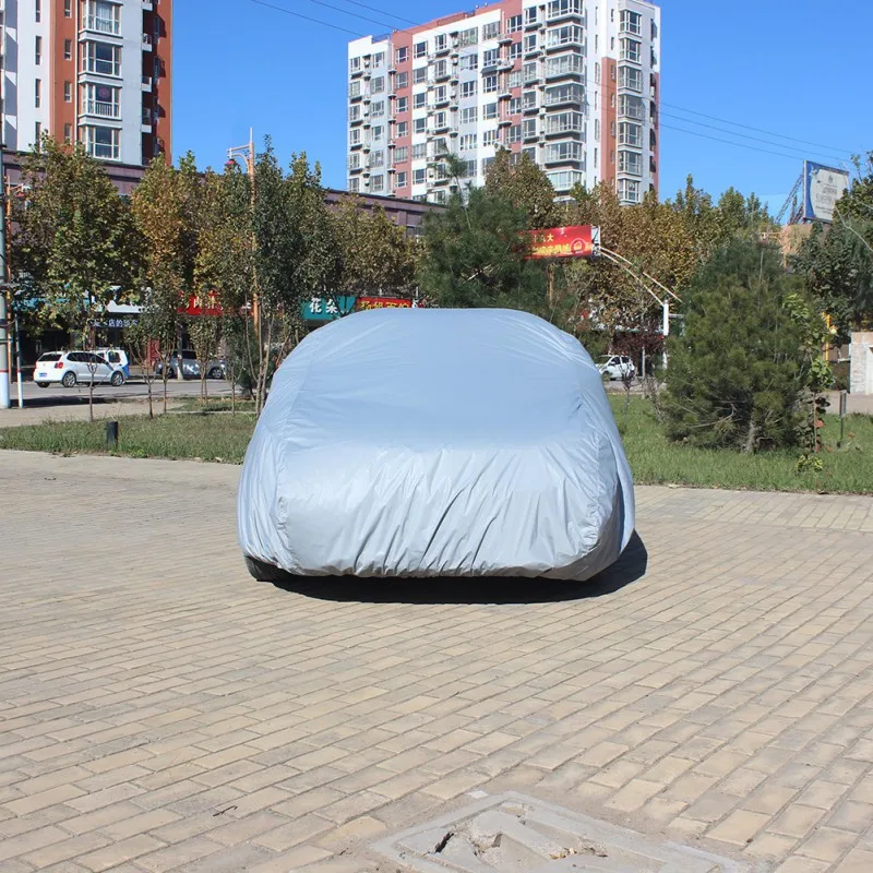 Универсальный чехол для автомобиля полный водонепроницаемый утолщенный чехол для автомобиля Защита от солнца защита от снега пыленепроницаемый анти-УФ устойчивый к царапинам PEVA Cov