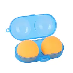 Настольный теннис пластиковая коробка для хранения настольного тенниса 2 мяча можно загружать аксессуары для настольного тенниса