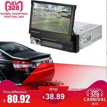 

7inch Autoradio Automagnitola 1 Din Car Stereo Radio MP5 Player GPS Navigation Retractable with BT for passat b7 golf 6 golf 7