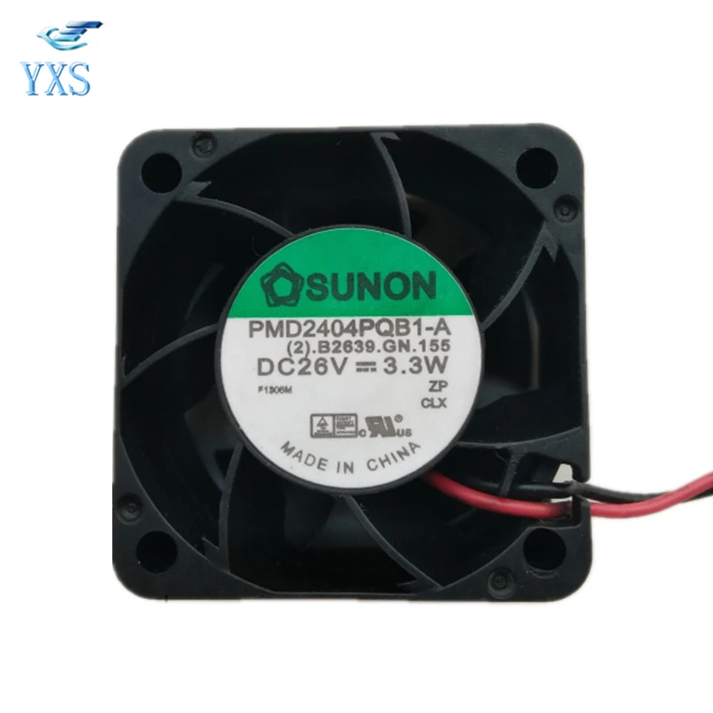PMD2404PQB1-A DC 24V 4 1 W 4028 4cm 40*40*28mm 2 провода двойной шарикоподшипник Вентилятор