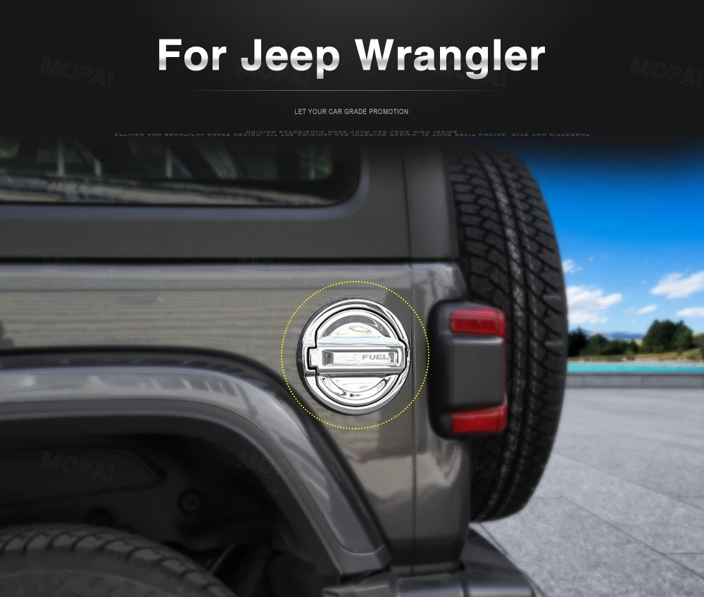 MOPAI автомобильные чехлы на бак для Jeep Wrangler JL+ автомобильные крышки на бензиновый бак наклейки на Jeep JL Wrangler аксессуары