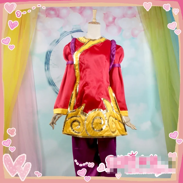 

Annie Snake Year Spring Festival LOL Custom Size Uniforms Cosplay Costume Free Shipping Full Set