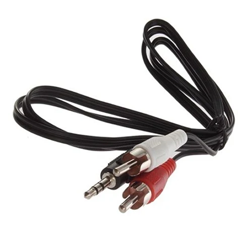 

3.5mm 1/8'' Jack Mini Plug To 2 RCA Male Stereo Phono Audio Speaker Adapter Cable