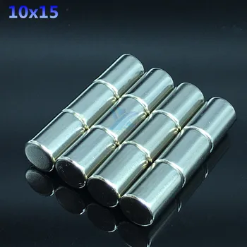 

20pcs 10mmx15mm Bulk Small Round NdFeB Neodymium Magnets 10*15mm Dia 10x15 mm N35 Super Powerful Strong Rare Earth Magnet