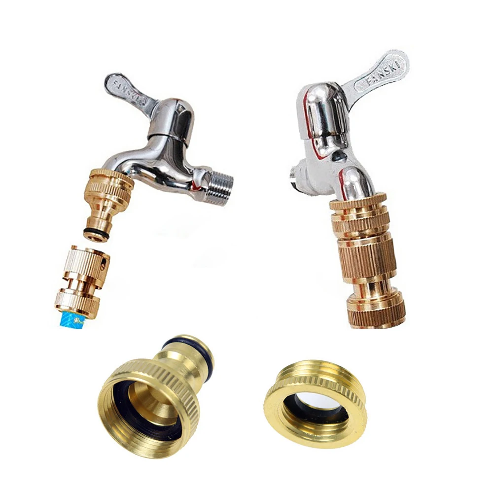 

Шланг для крана из чистой латуни, 1/2 дюйма, 2 шт.