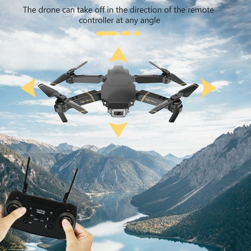 Складной Радиоуправляемый Дрон GD89 Wi Fi FPV 480P 1080P HD камера режим удержания высоты