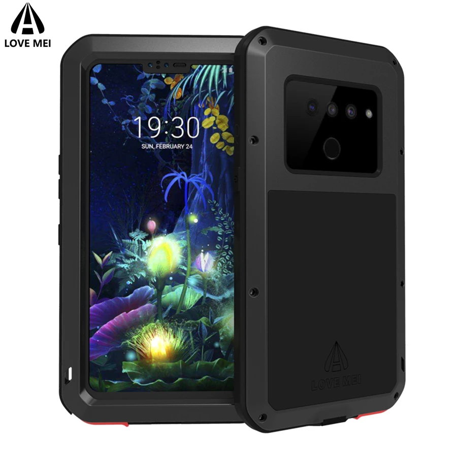 

Love Mei Brand Case For LG V50 ThinQ Cover For LG V40 ThinQ Metal Shockproof Phone Case For LG V50 Rugged Armor Anti-Fall Shell