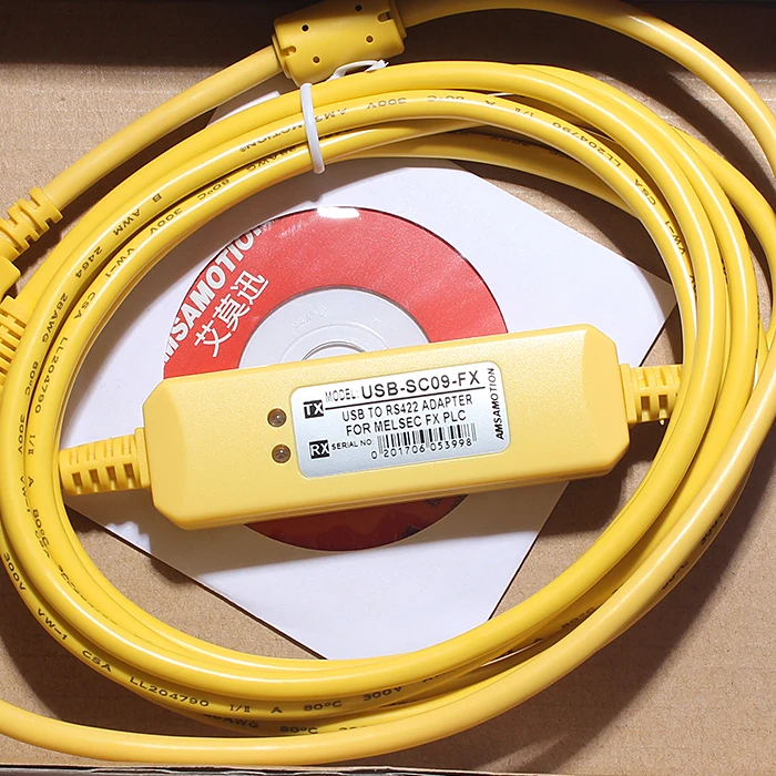 

USB-SC09-FX PLC Programming Cable SC-09 SC09 FX FX1N / FX2N / FX1S / FX3U PLC programming cable
