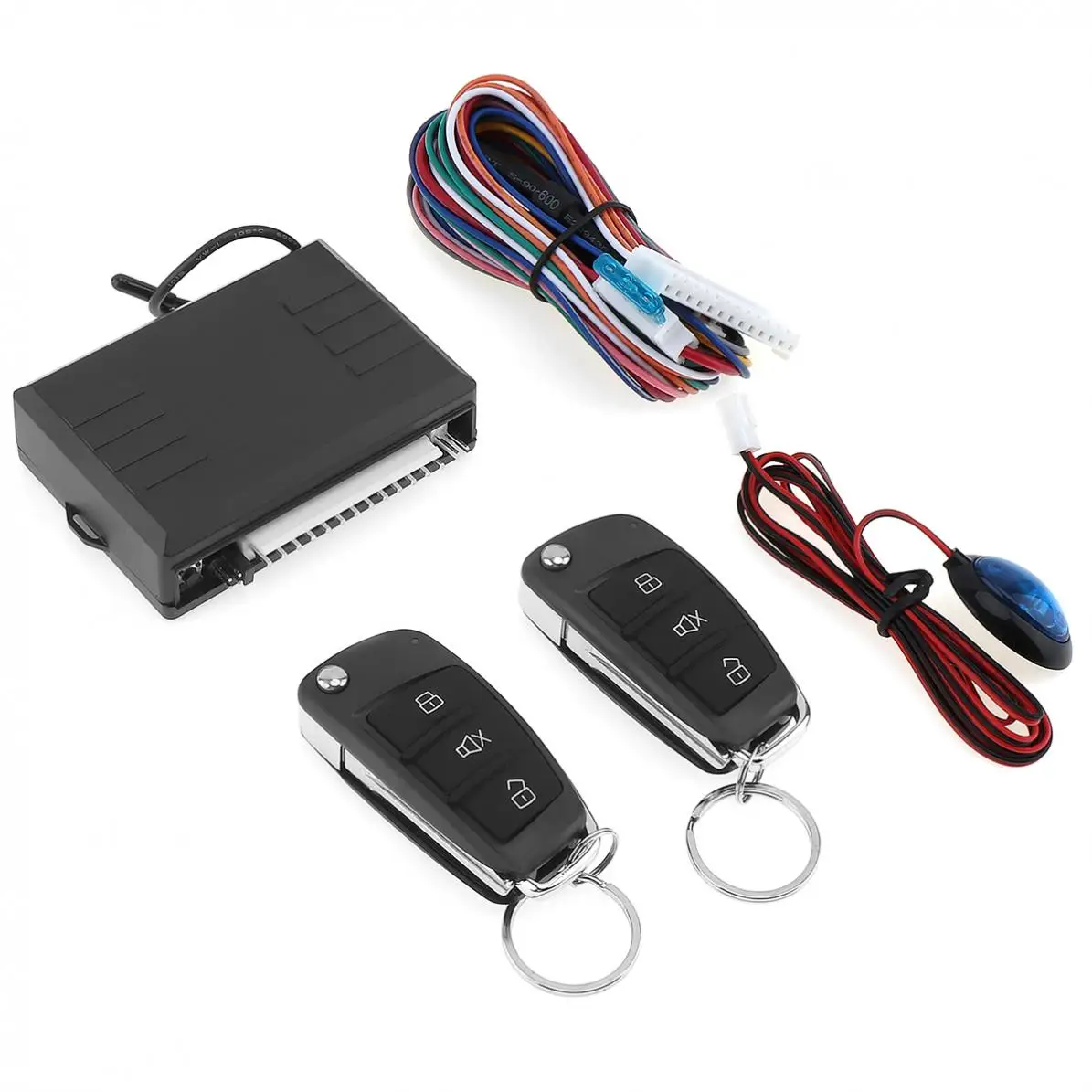 12V Car Alarm System Vehicle Auto Keyless Entry System with Remote
